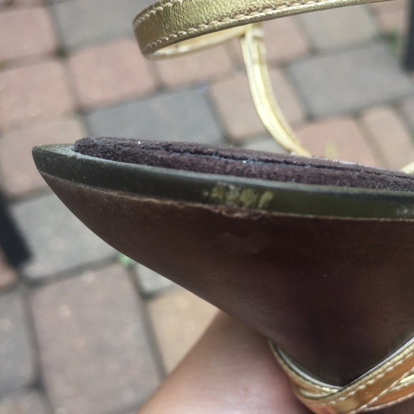 Colin Stuart wooden strappy sandals size 7 1/2 - Picture 4 of 6